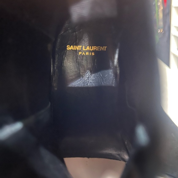 Saint Laurent Man Suede Chelsea Boots original price$1,190 New in Box size10/43 - Picture 9 of 9